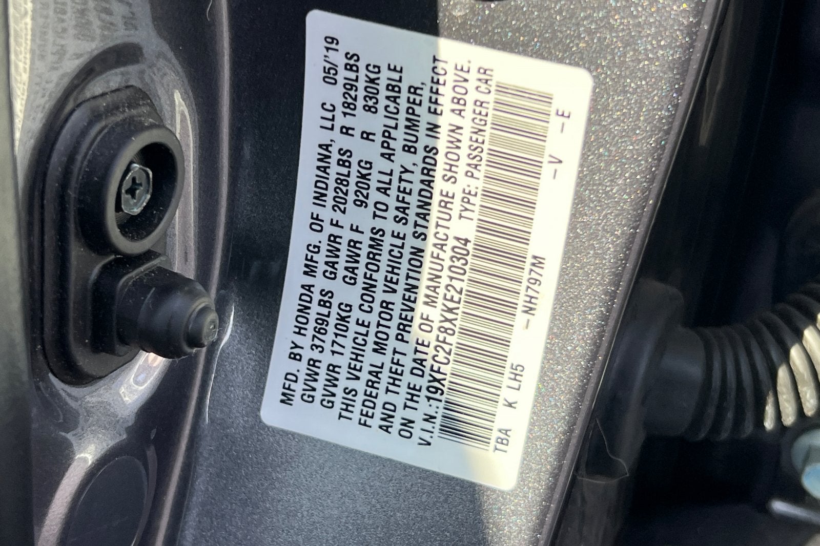 2019 Honda Civic Sport