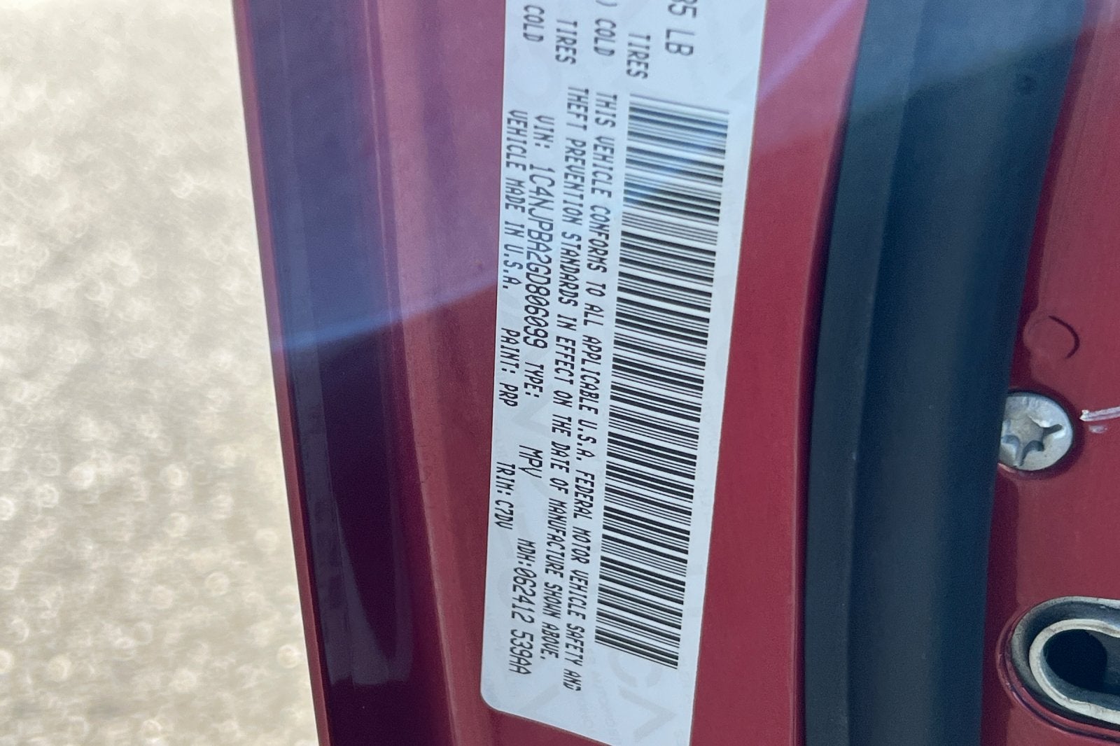 2016 Jeep Patriot Sport