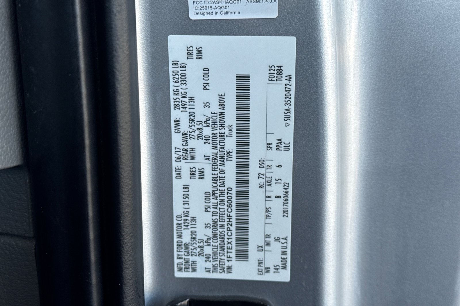 2017 Ford F-150 XL