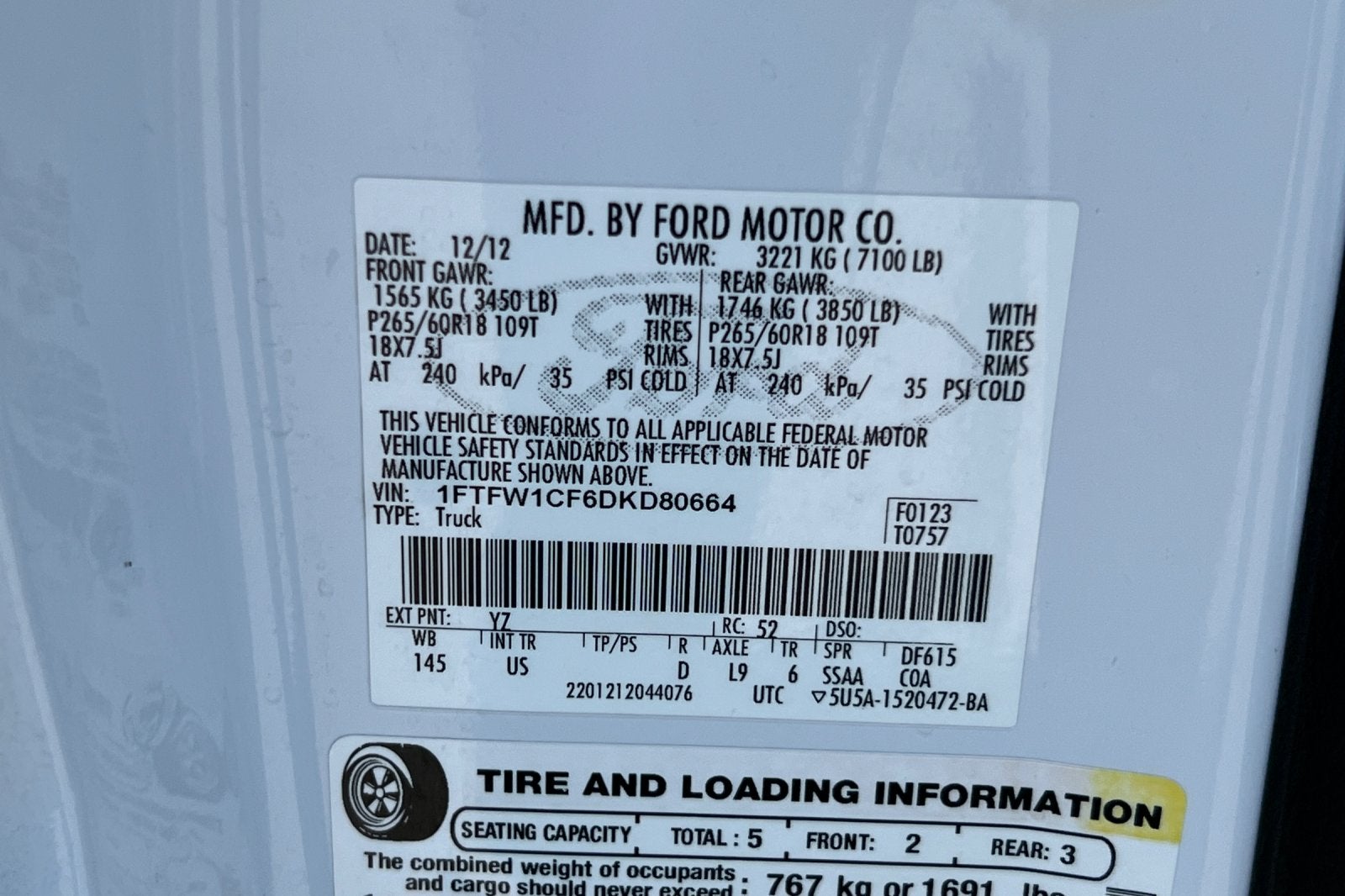 2013 Ford F-150 XLT