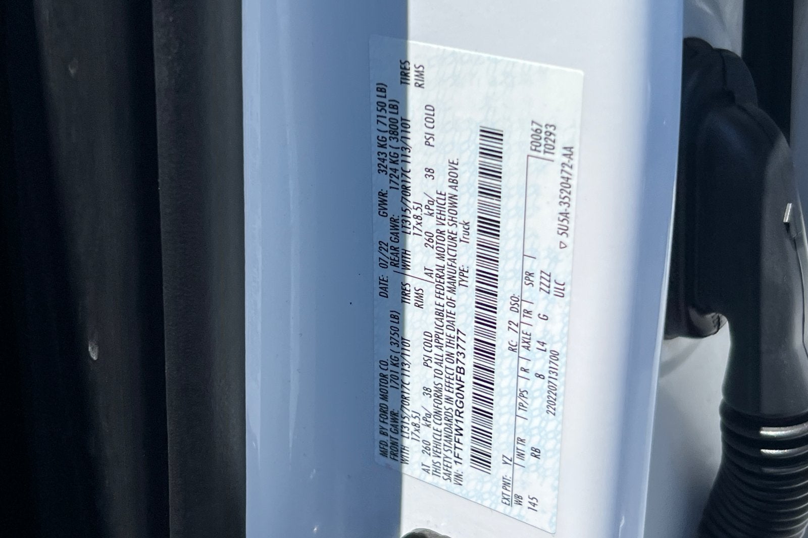 2022 Ford F-150 Raptor