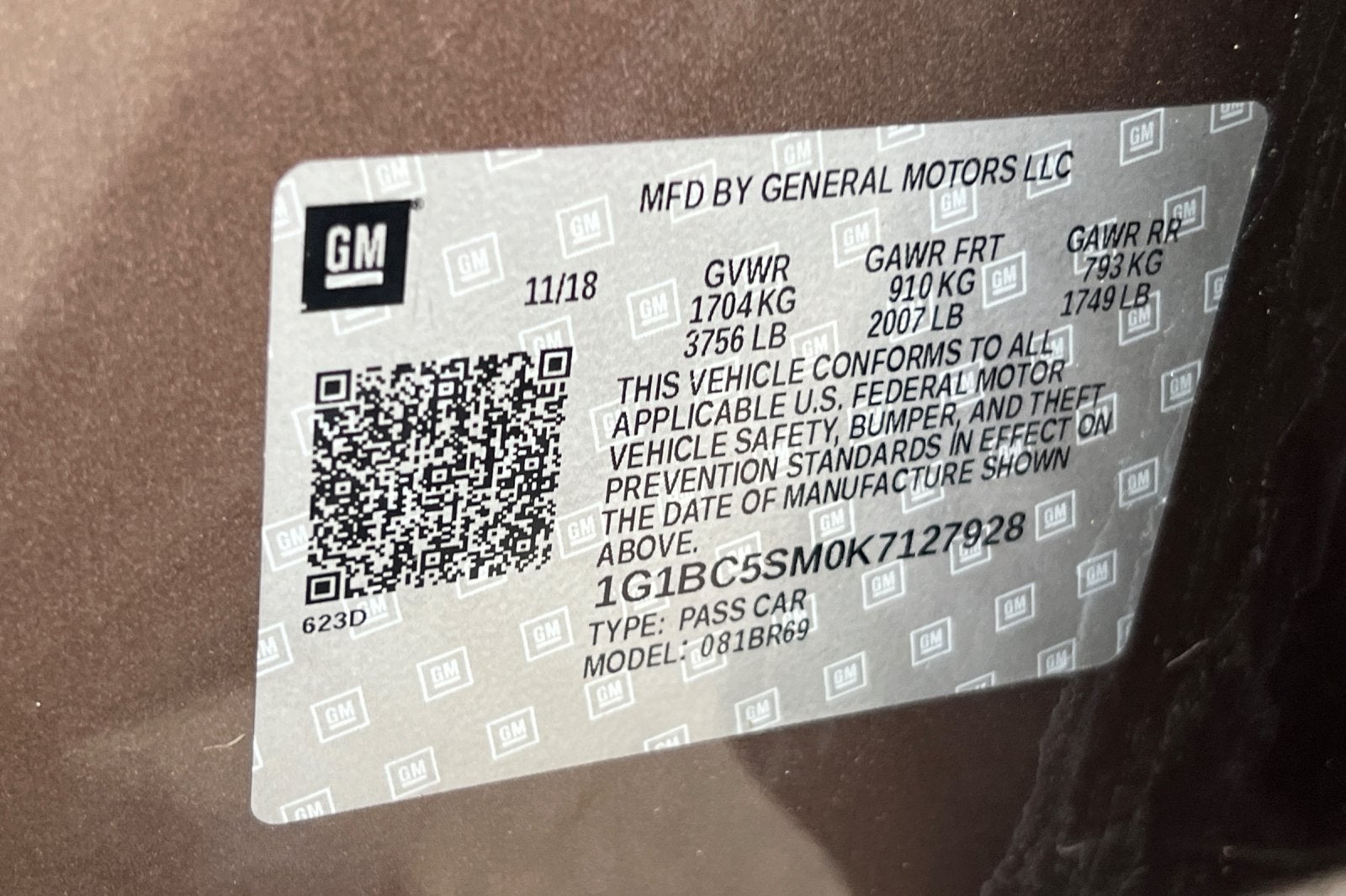 2019 Chevrolet Cruze LS