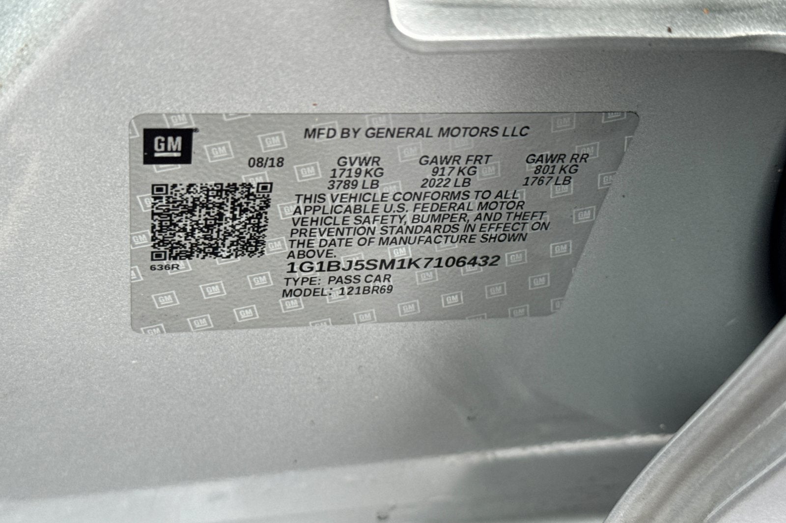 2019 Chevrolet Cruze Base