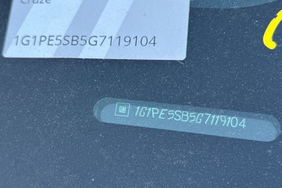 2016 Chevrolet Cruze Limited LT