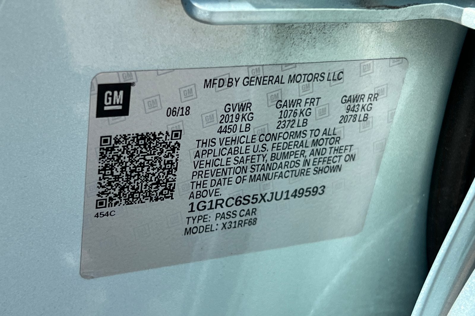 2018 Chevrolet Volt LT