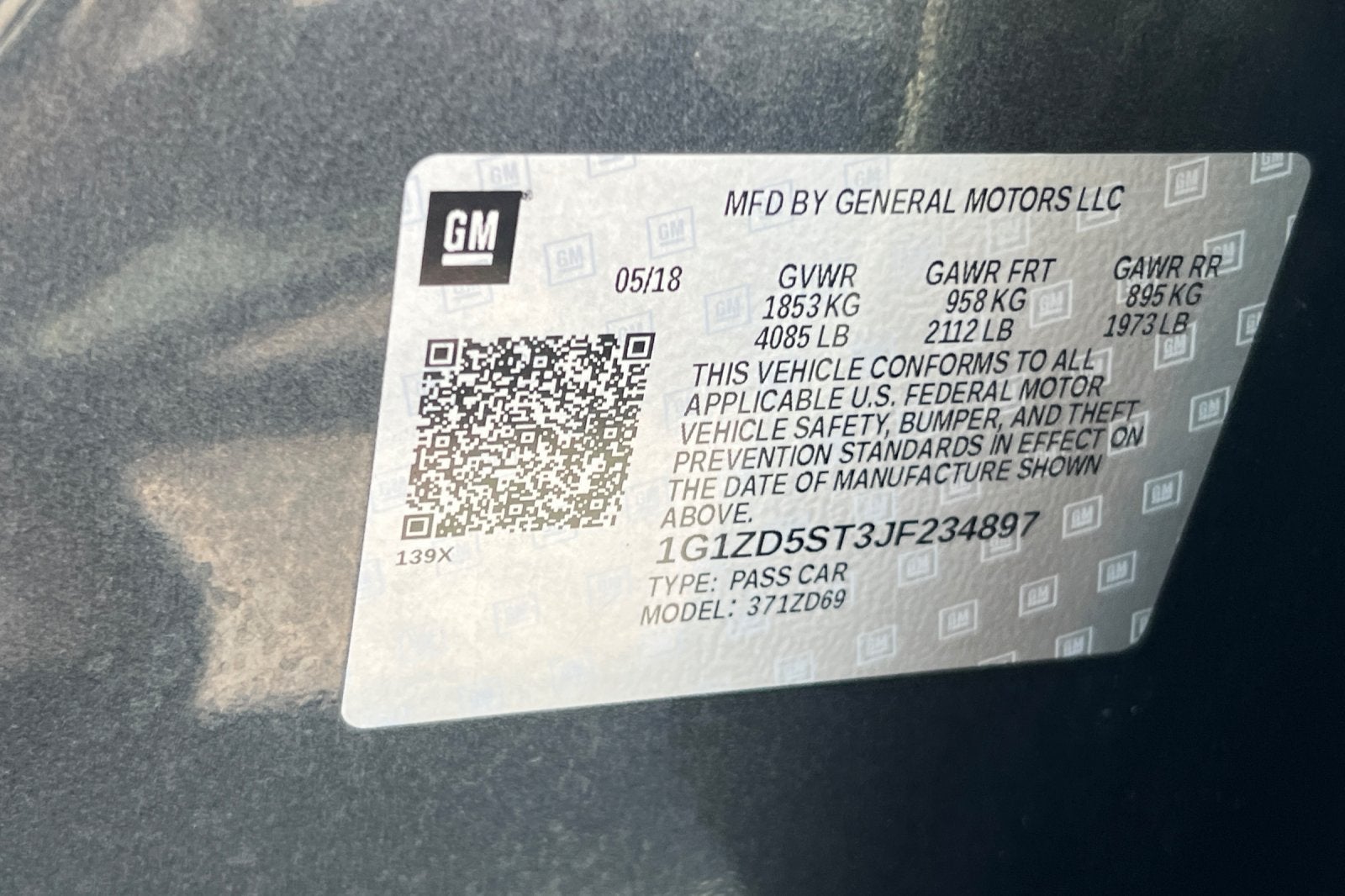 2018 Chevrolet Malibu LT