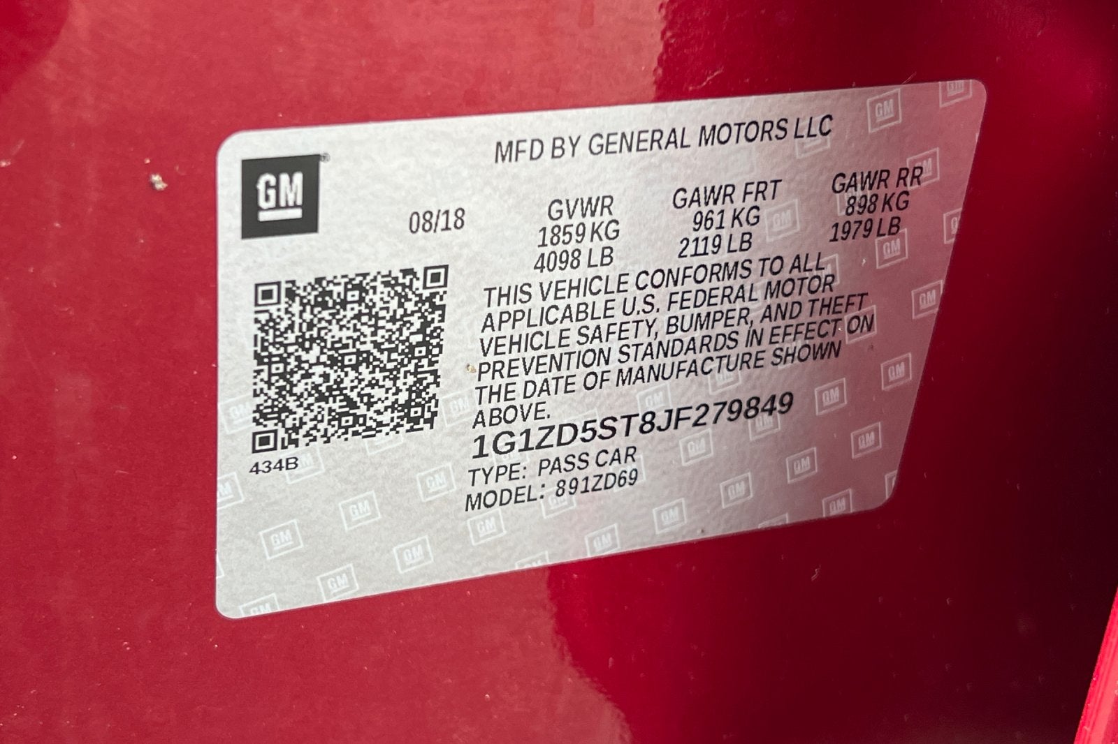 2018 Chevrolet Malibu LT