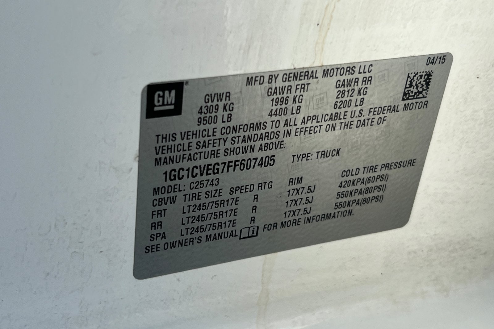 2015 Chevrolet Silverado 2500HD LT