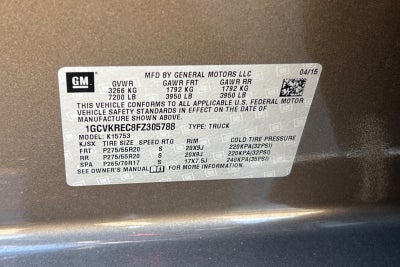 2015 Chevrolet Silverado 1500 LT