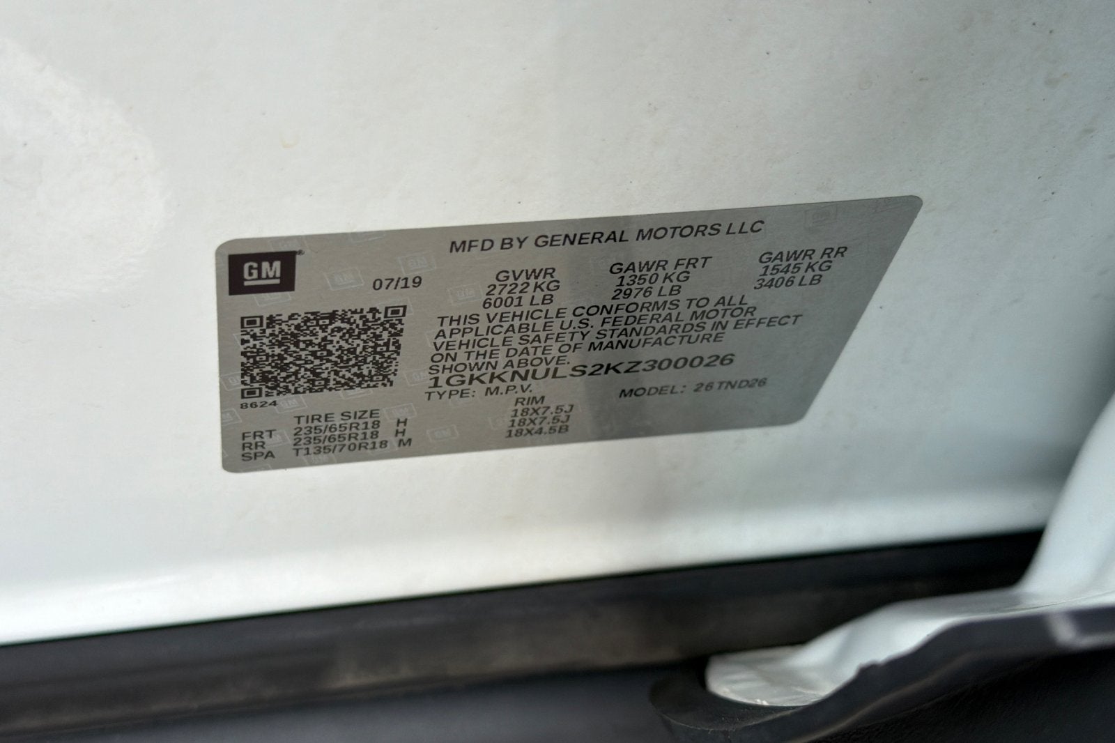2019 GMC Acadia SLT