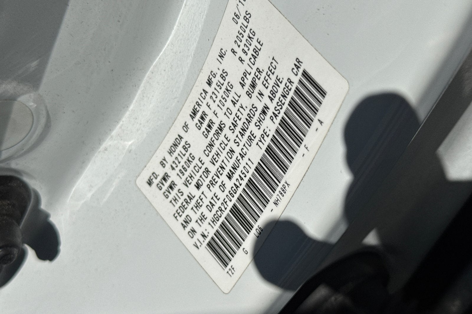 2016 Honda Accord EX