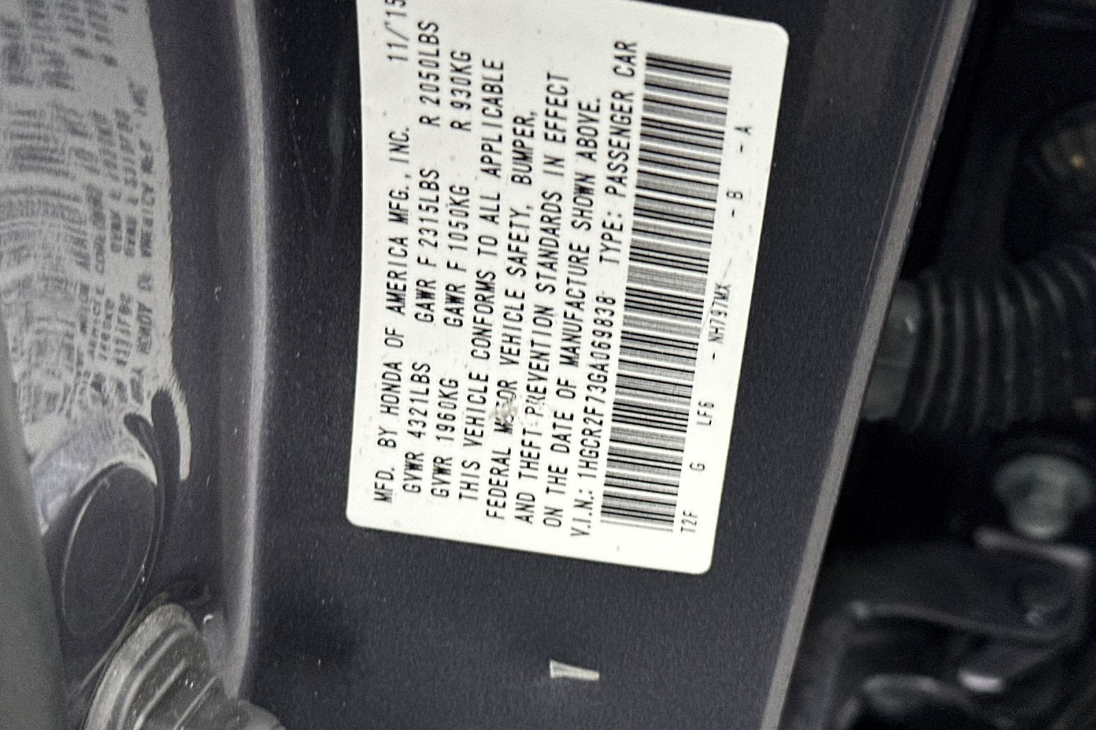 2016 Honda Accord EX