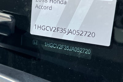 2018 Honda Accord Sedan Sport 2.0T