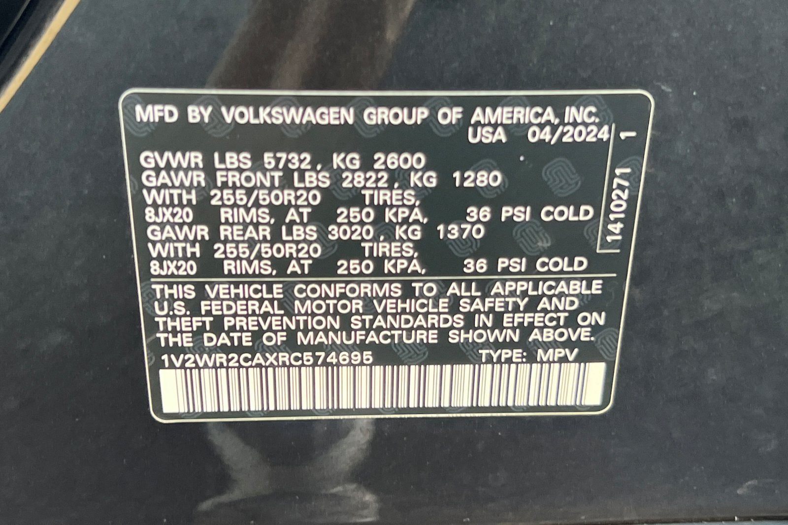 2024 Volkswagen Atlas 2.0T SE w/Technology