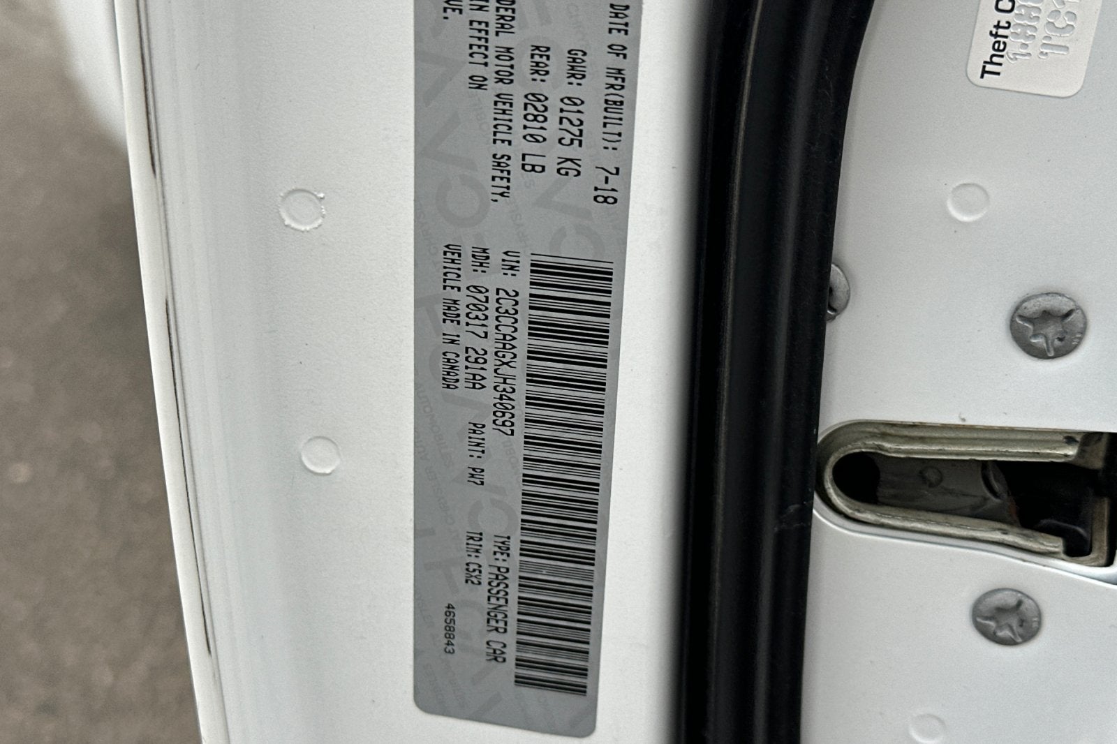 2018 Chrysler 300 Touring