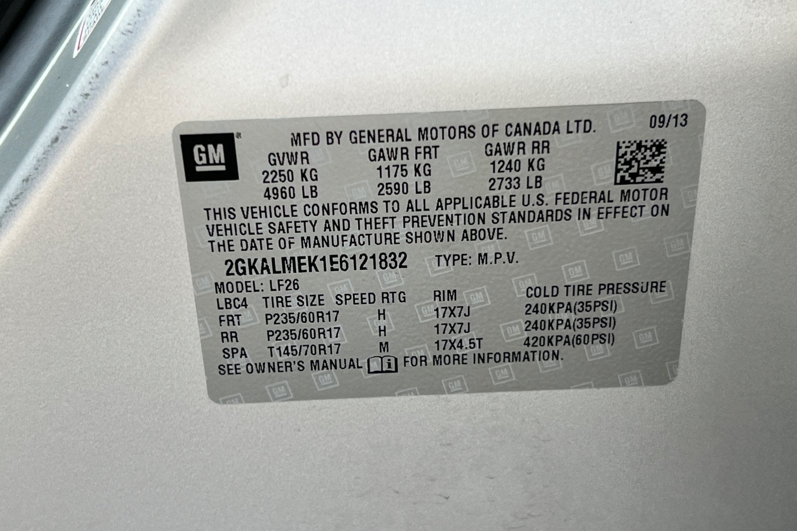 2014 GMC Terrain SLE