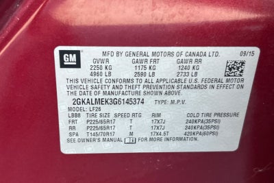 2016 GMC Terrain SLE