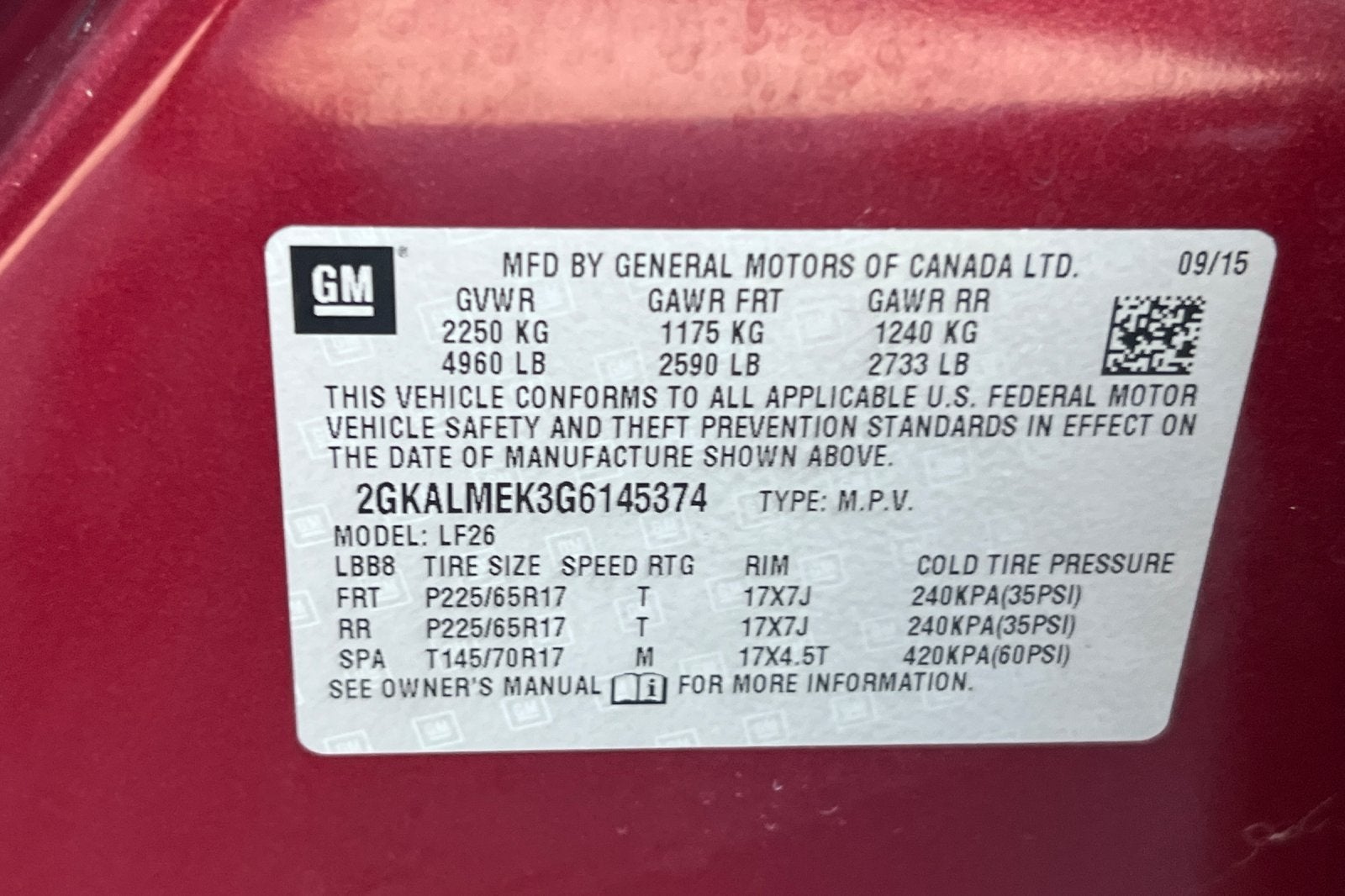 2016 GMC Terrain SLE