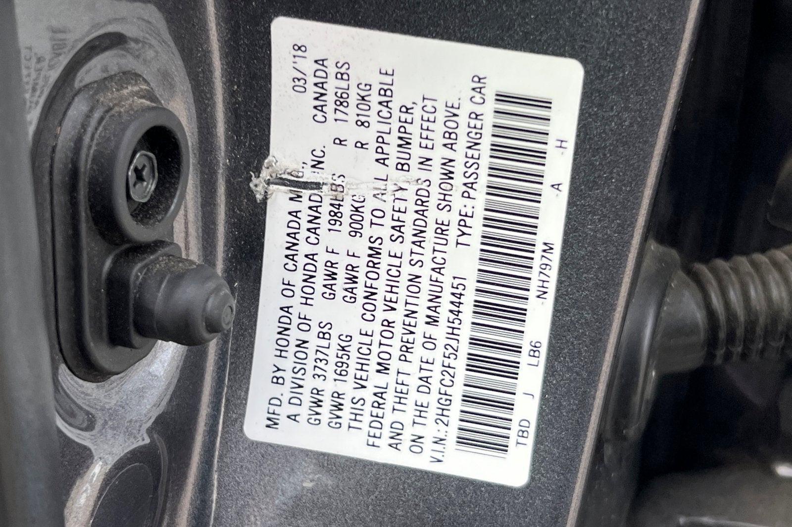 2018 Honda Civic Sedan LX