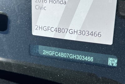 2016 Honda Civic Coupe LX-P