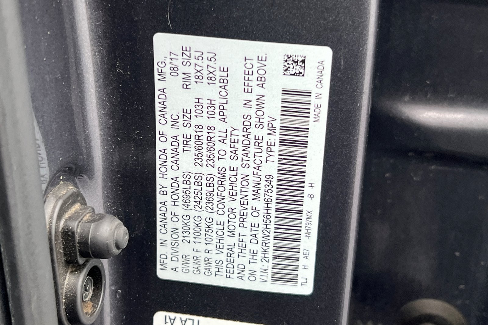 2017 Honda CR-V EX