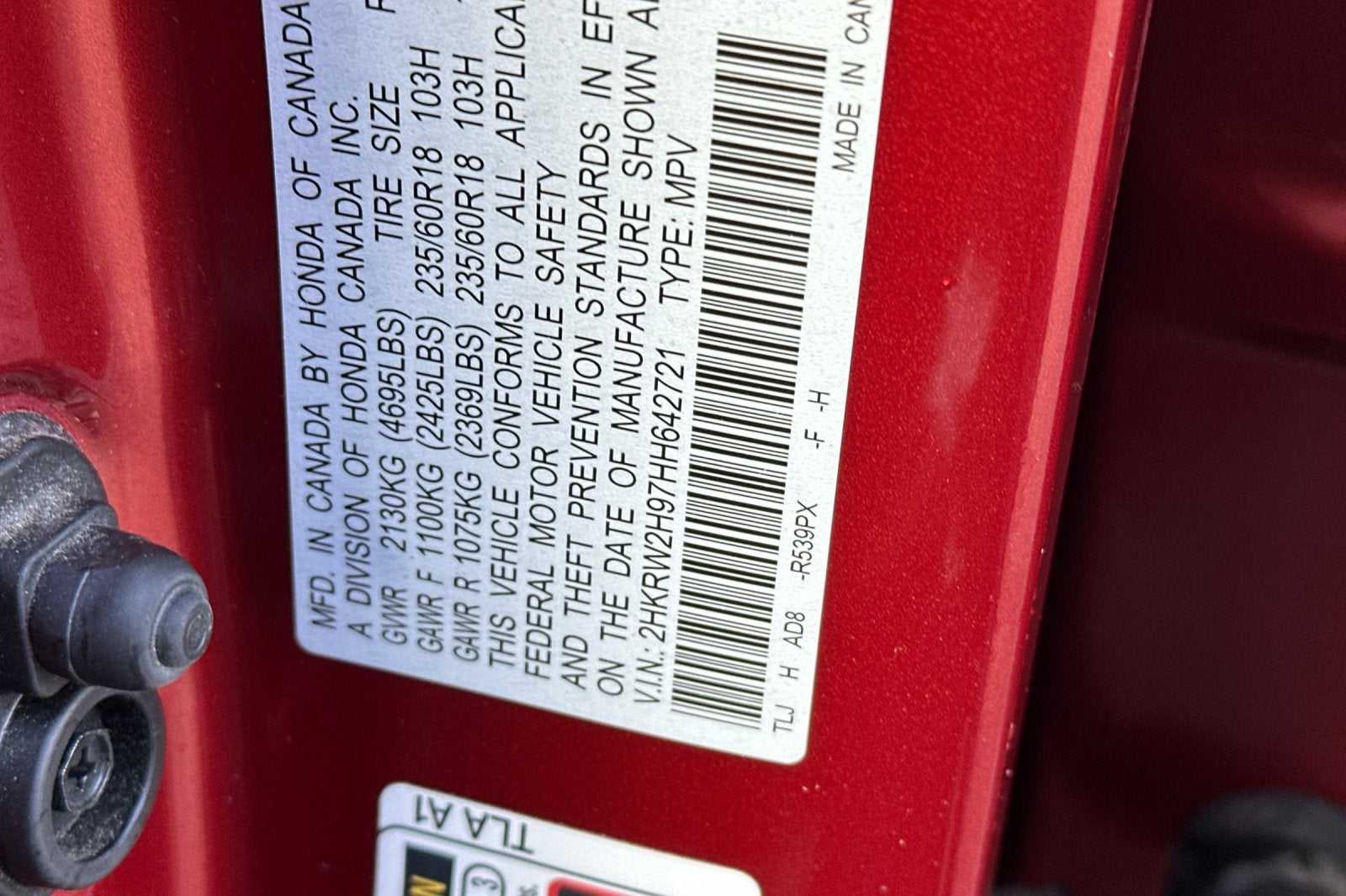 2017 Honda CR-V Touring