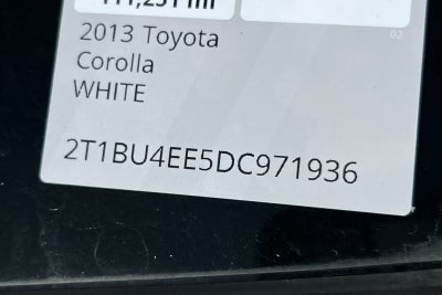 2013 Toyota Corolla LE