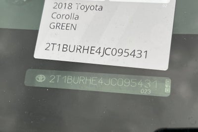 2018 Toyota Corolla LE