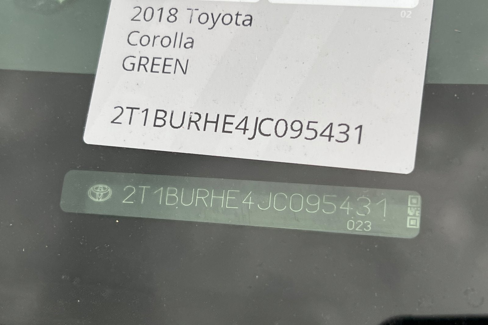 2018 Toyota Corolla LE