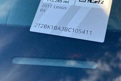 2011 Lexus RX 350 