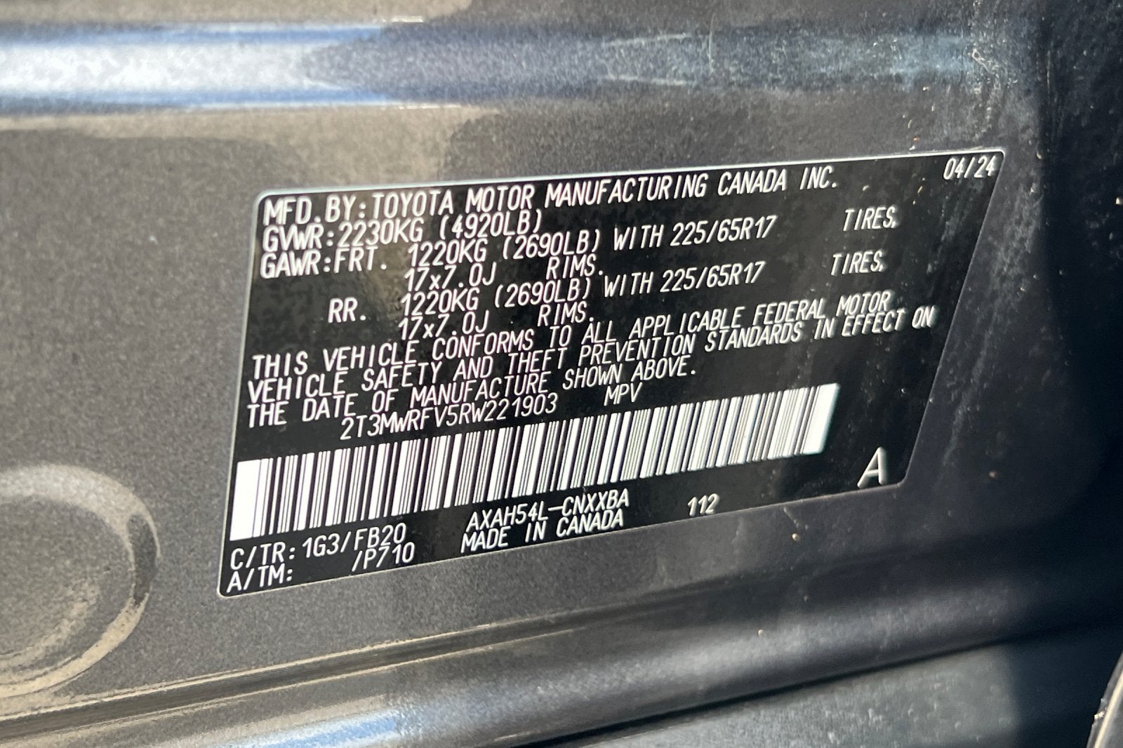 2024 Toyota RAV4 Hybrid LE