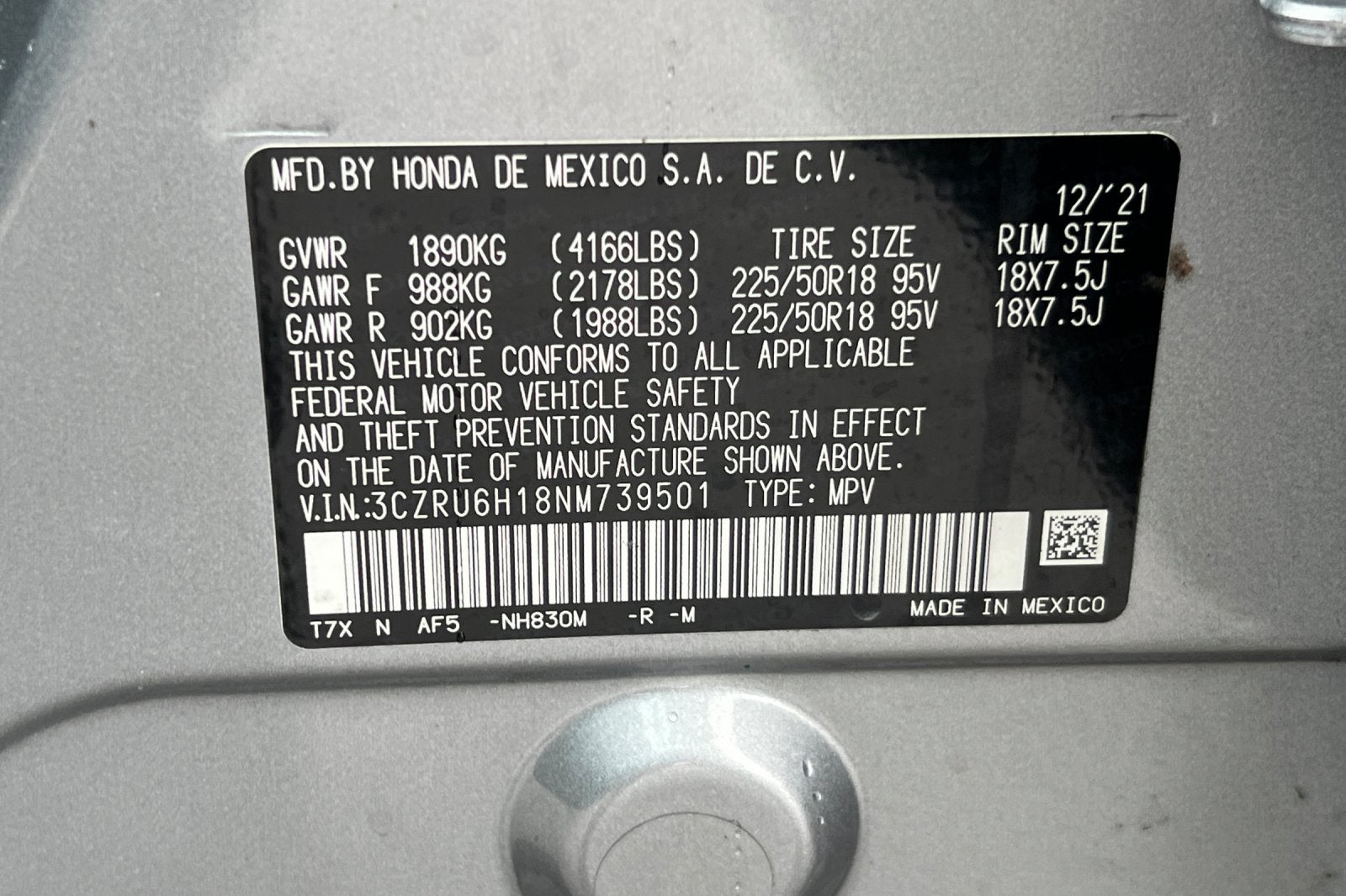 2022 Honda HR-V Sport