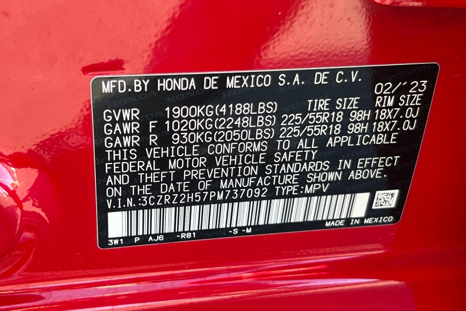 2023 Honda HR-V Sport