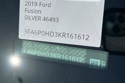 2019 Ford Fusion SE