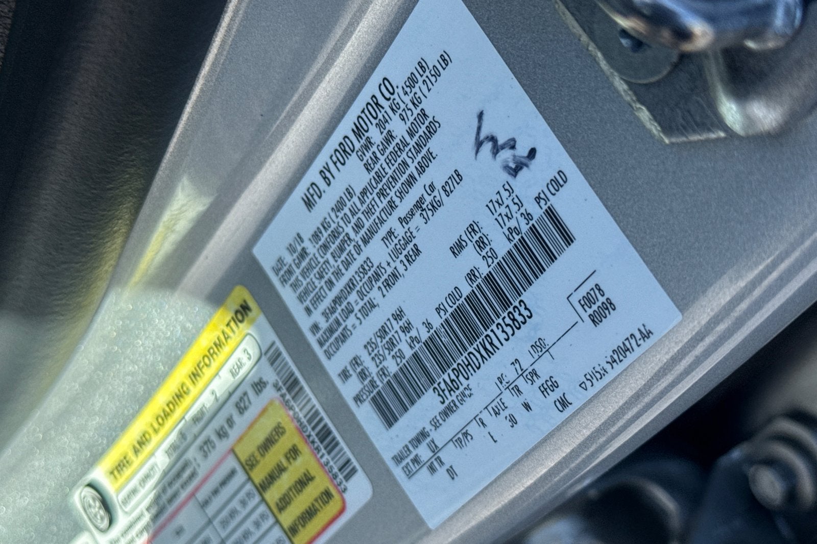 2019 Ford Fusion SE