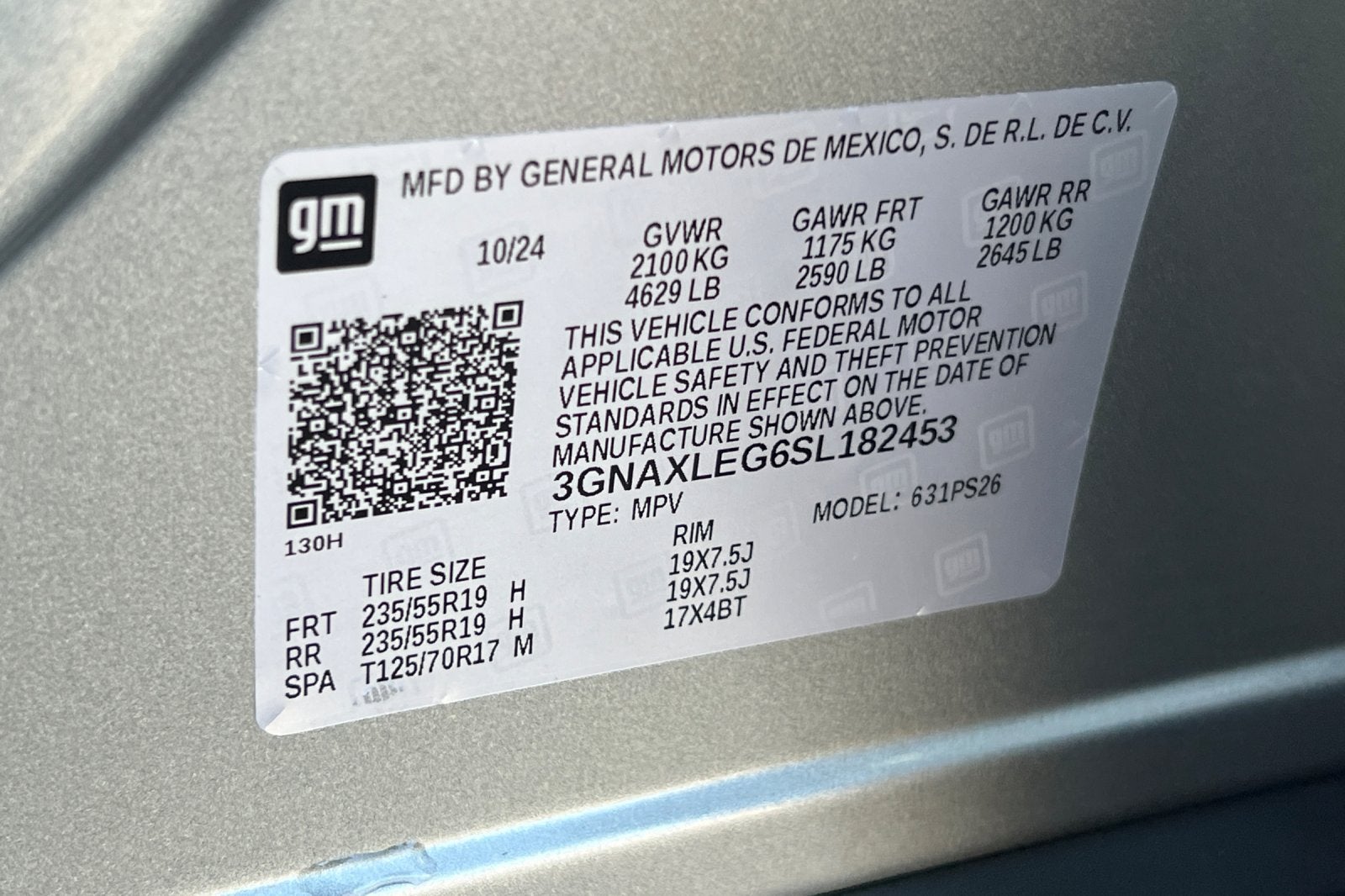 2025 Chevrolet Equinox FWD RS