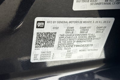 2022 GMC Sierra 1500 SLT