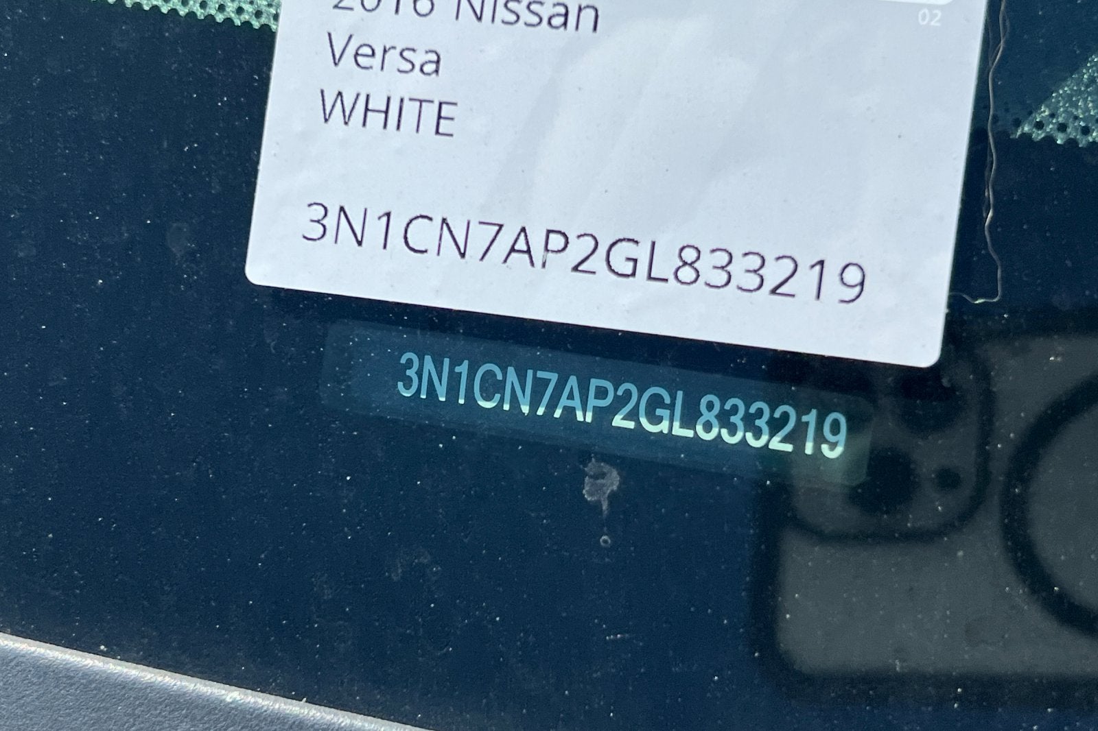 2016 Nissan Versa SV