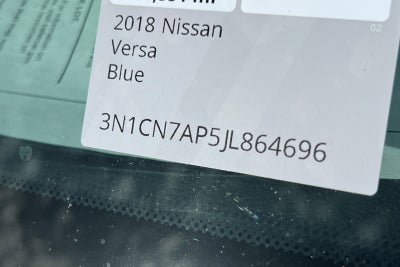 2018 Nissan Versa SV
