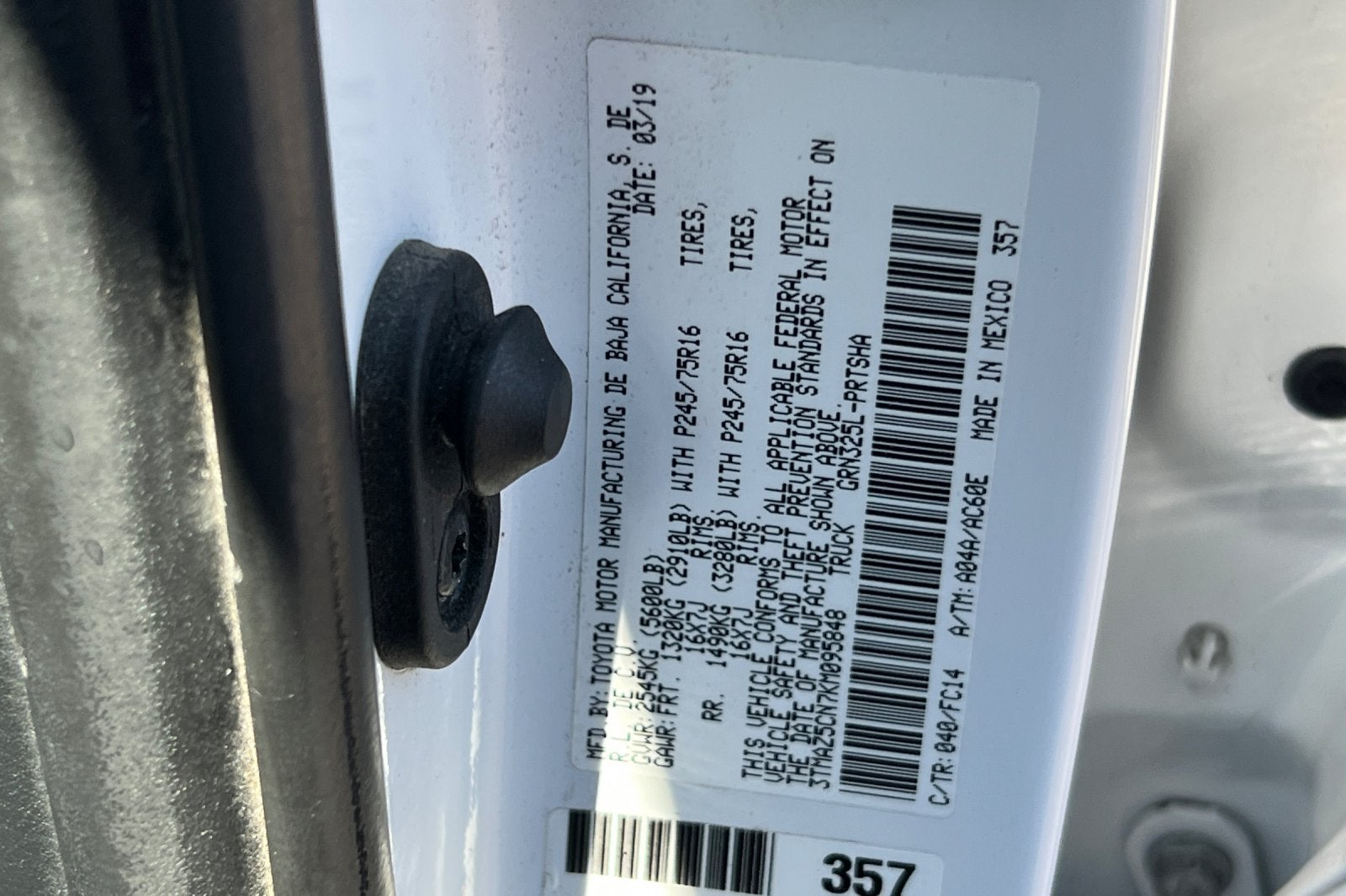2019 Toyota Tacoma SR5