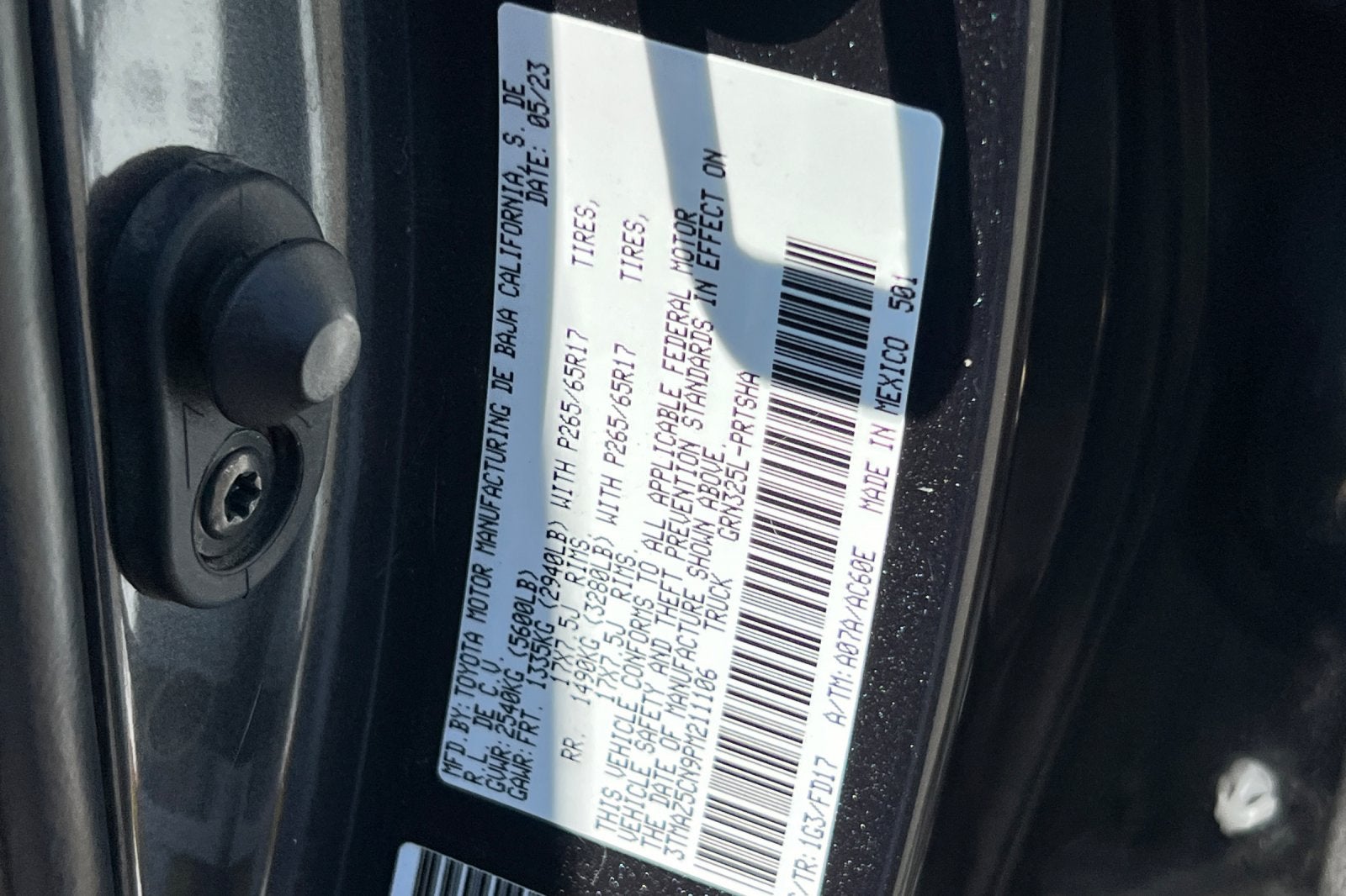 2023 Toyota Tacoma TRD Sport
