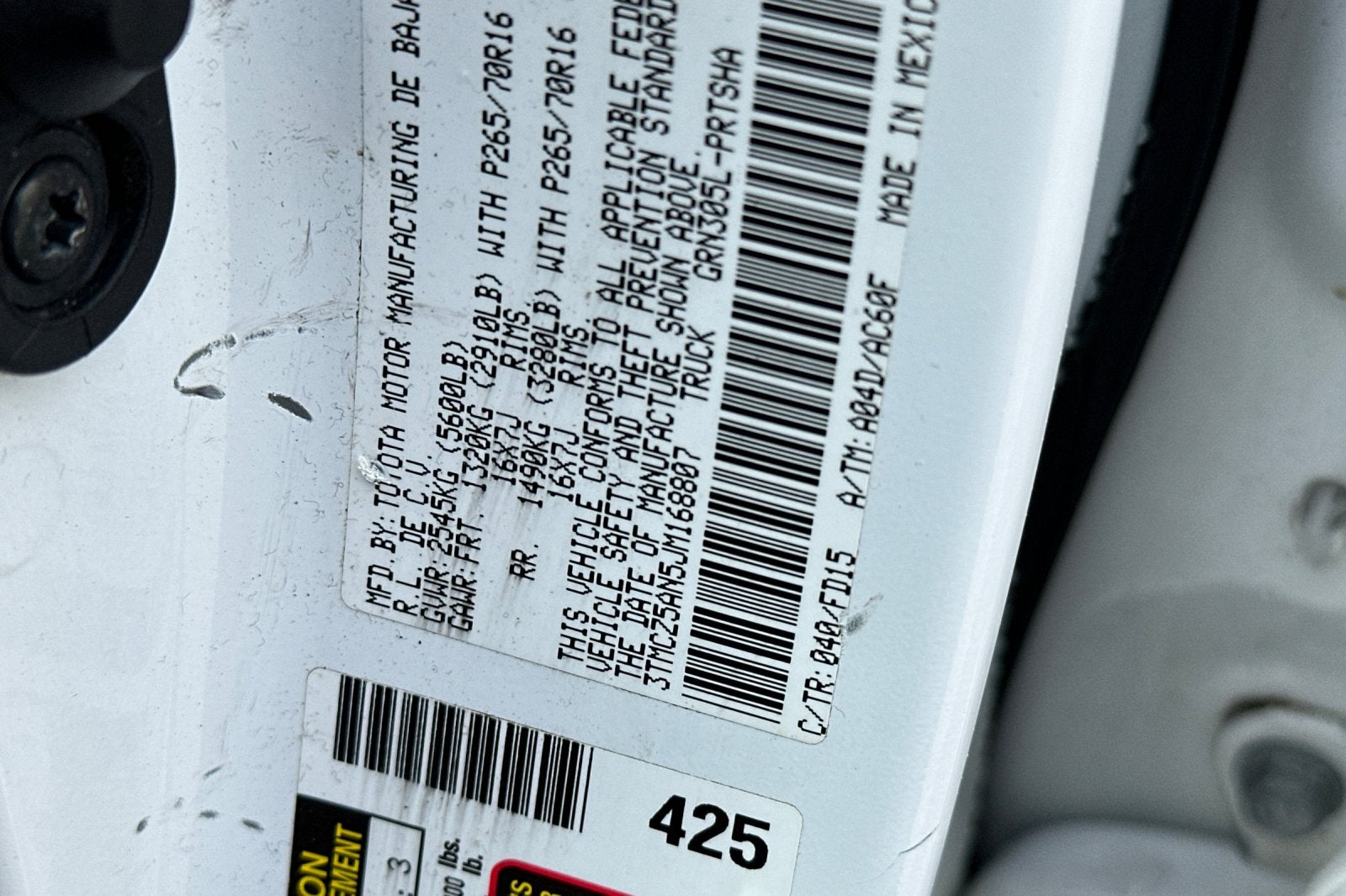 2018 Toyota Tacoma TRD Off Road