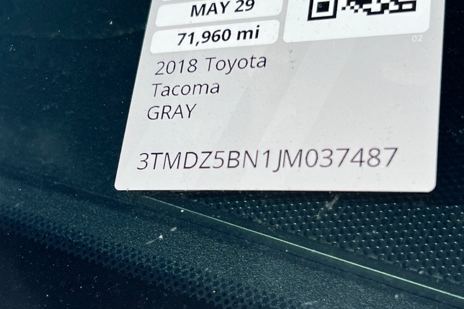 2018 Toyota Tacoma TRD Sport