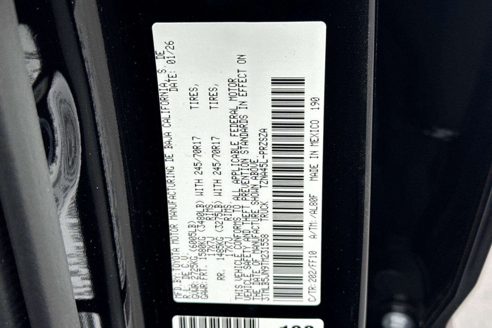 2026 Toyota Tacoma SR5