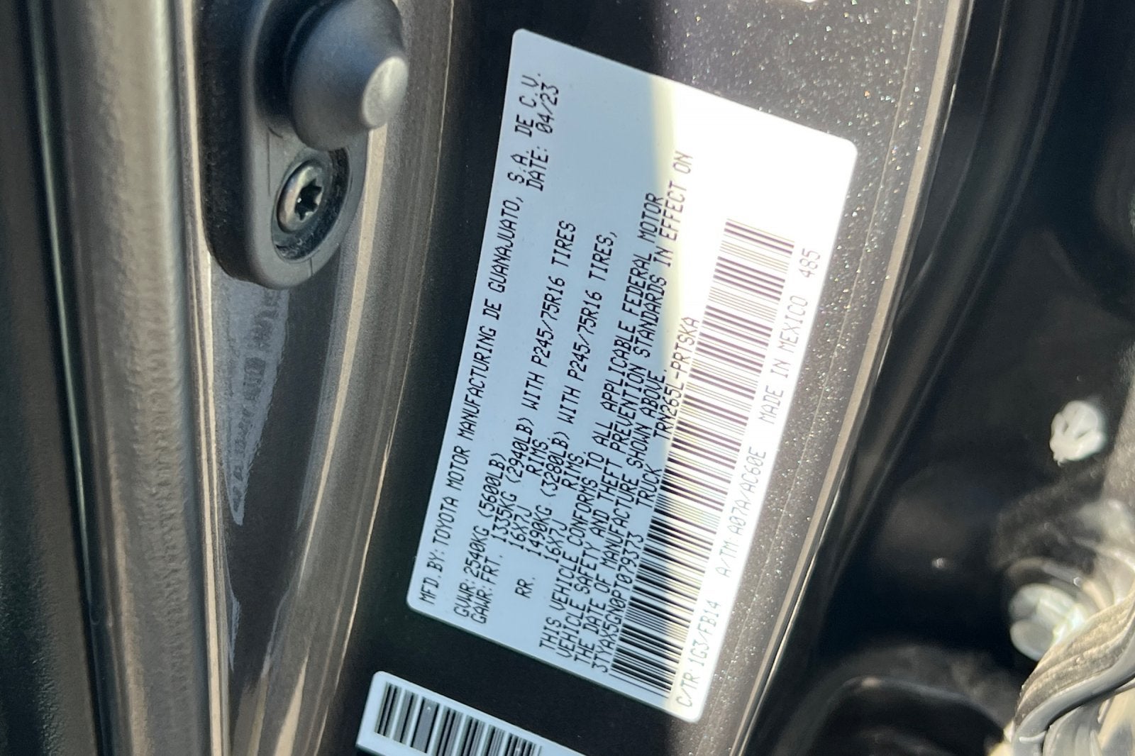 2023 Toyota Tacoma SR