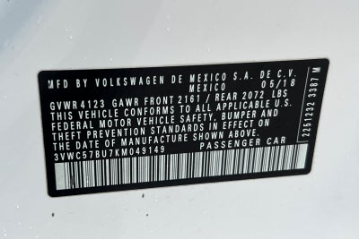 2019 Volkswagen Jetta S