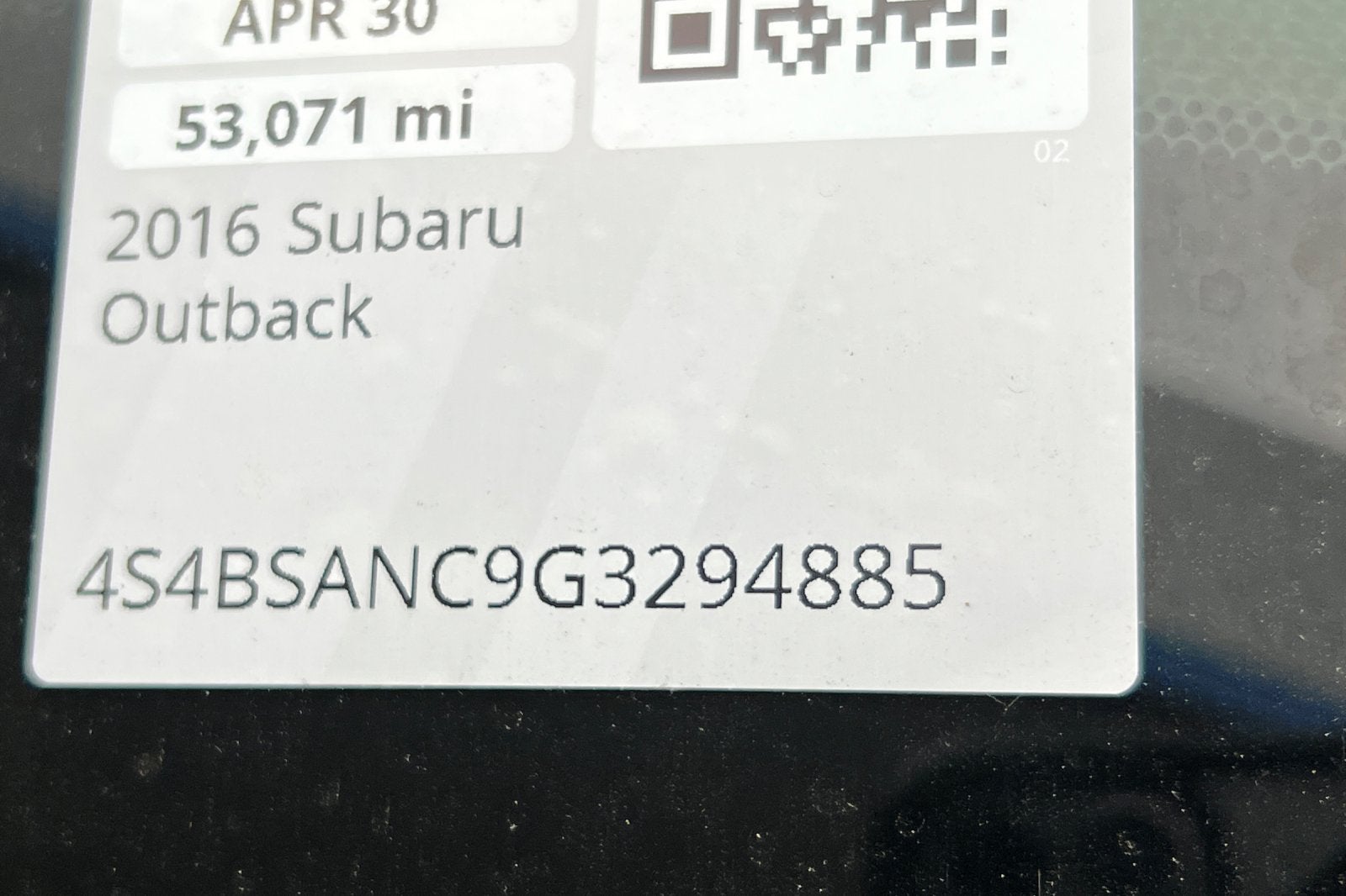 2016 Subaru Outback 2.5i Limited