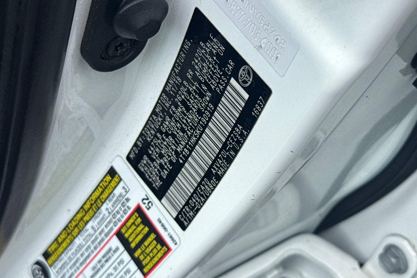 2019 Toyota Camry SE