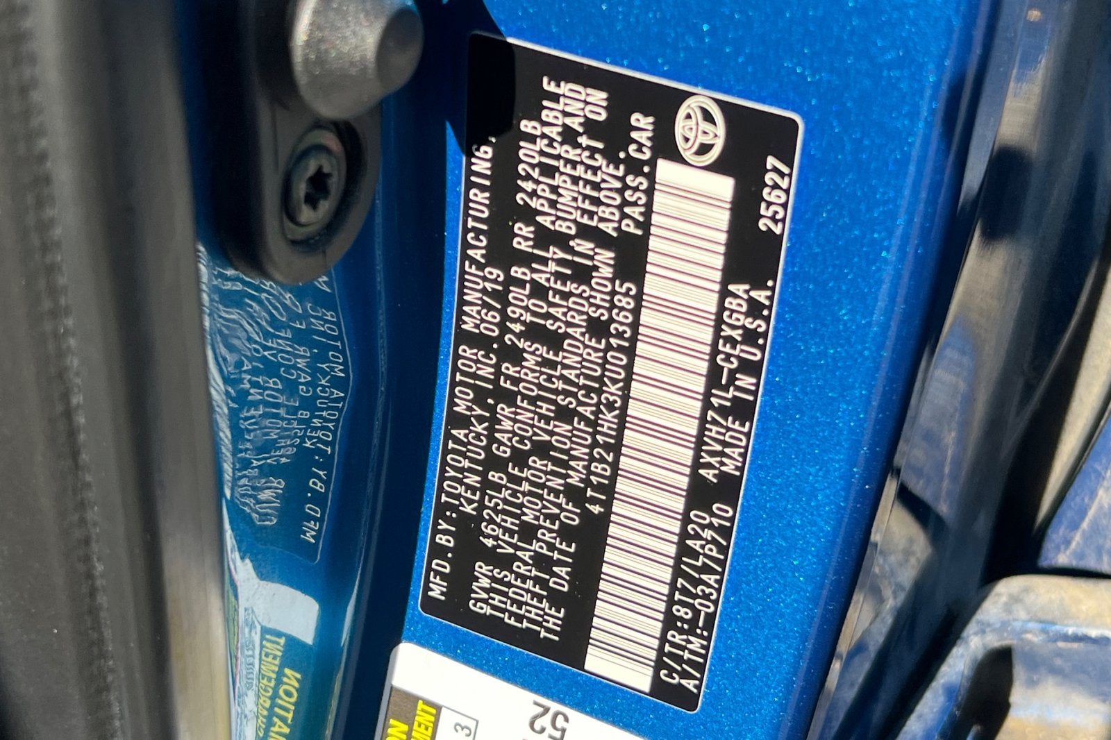2019 Toyota Camry Hybrid XLE