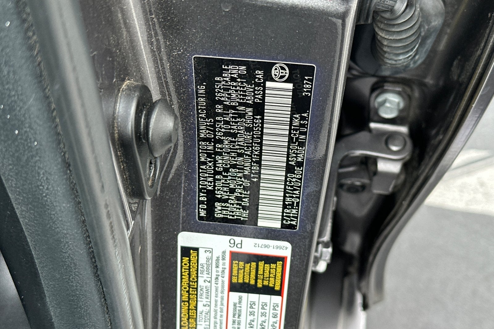 2015 Toyota Camry LE